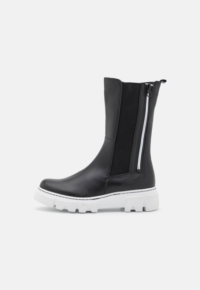Bottes à Plateforme Noir/blanc Gabor | Exclusif